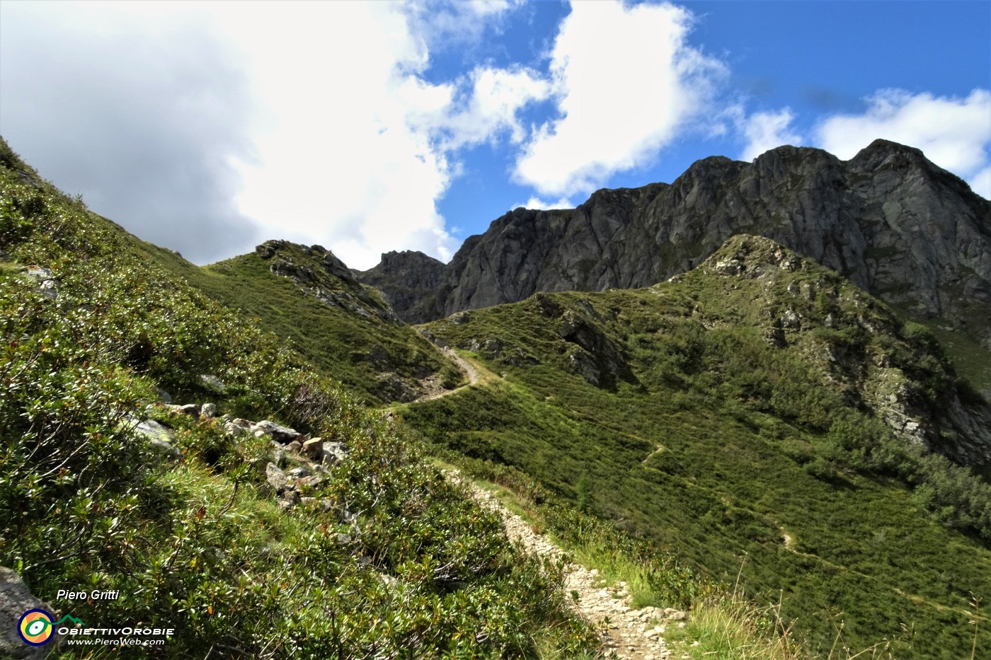 56 Sul 161 arrivo al Passo di Salmurano (2017 m).JPG